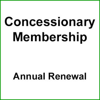 Concessionary Membership Annual Renewal